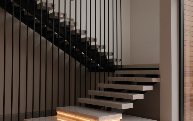 İzmir Omurgalı Merdiven Firmaları | Modern Mimariye Uygun Özel Tasarım Merdivenler